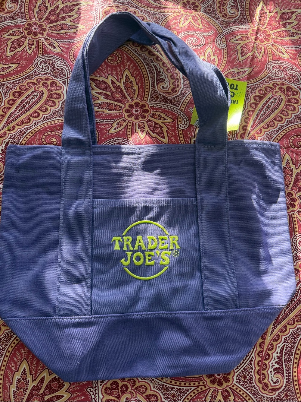 Trader Joe’s Fall Purple Mini Tote NWT